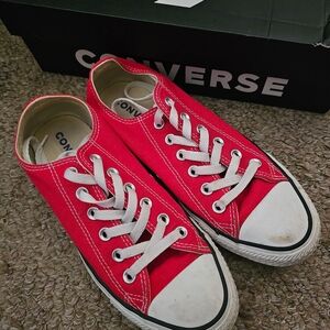 Converse All Star Ox in Vibrant Red